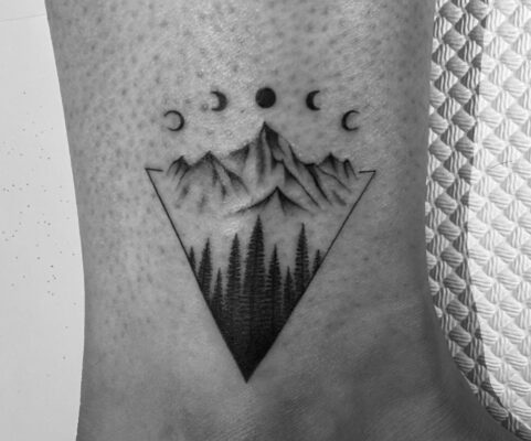 Tattoo-Arbeit New School